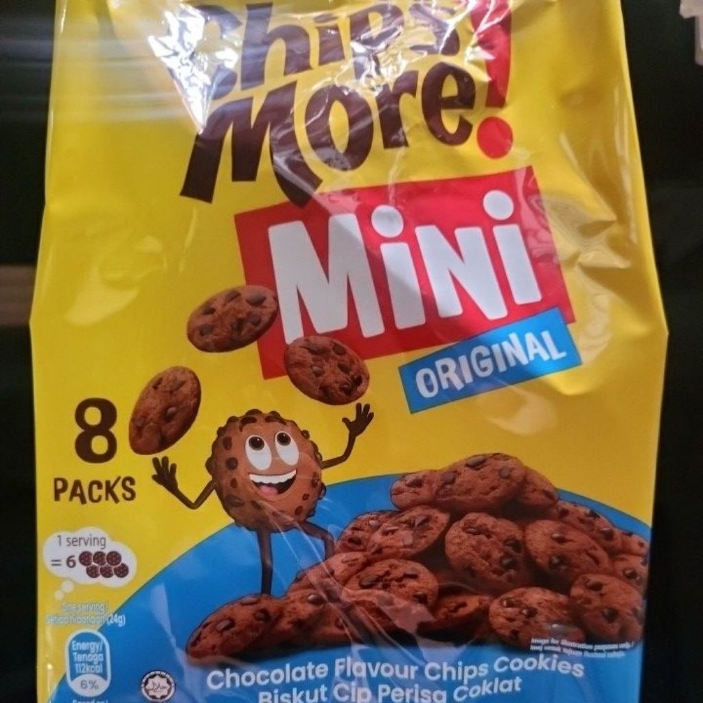 

chips more! mini original chocolate chip cookies