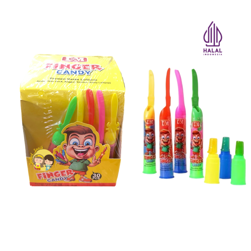 

GROSIR - Permen Lampir Nail Nyala 30 X 10 Gr Rasa Buah by Jadoel_Snack