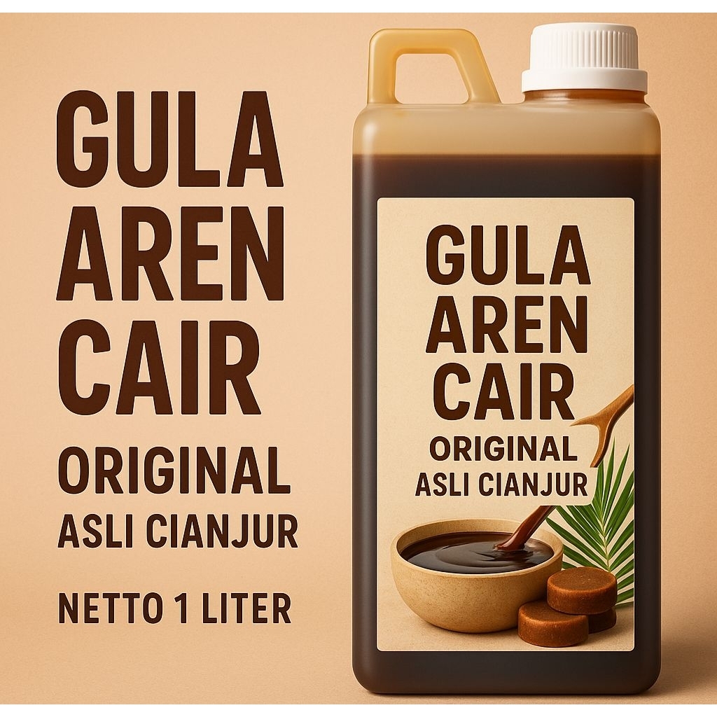 

Gula Aren Cair Premium Organik Ready 500 ml &1 liter Asli Gula kawung Cianjur