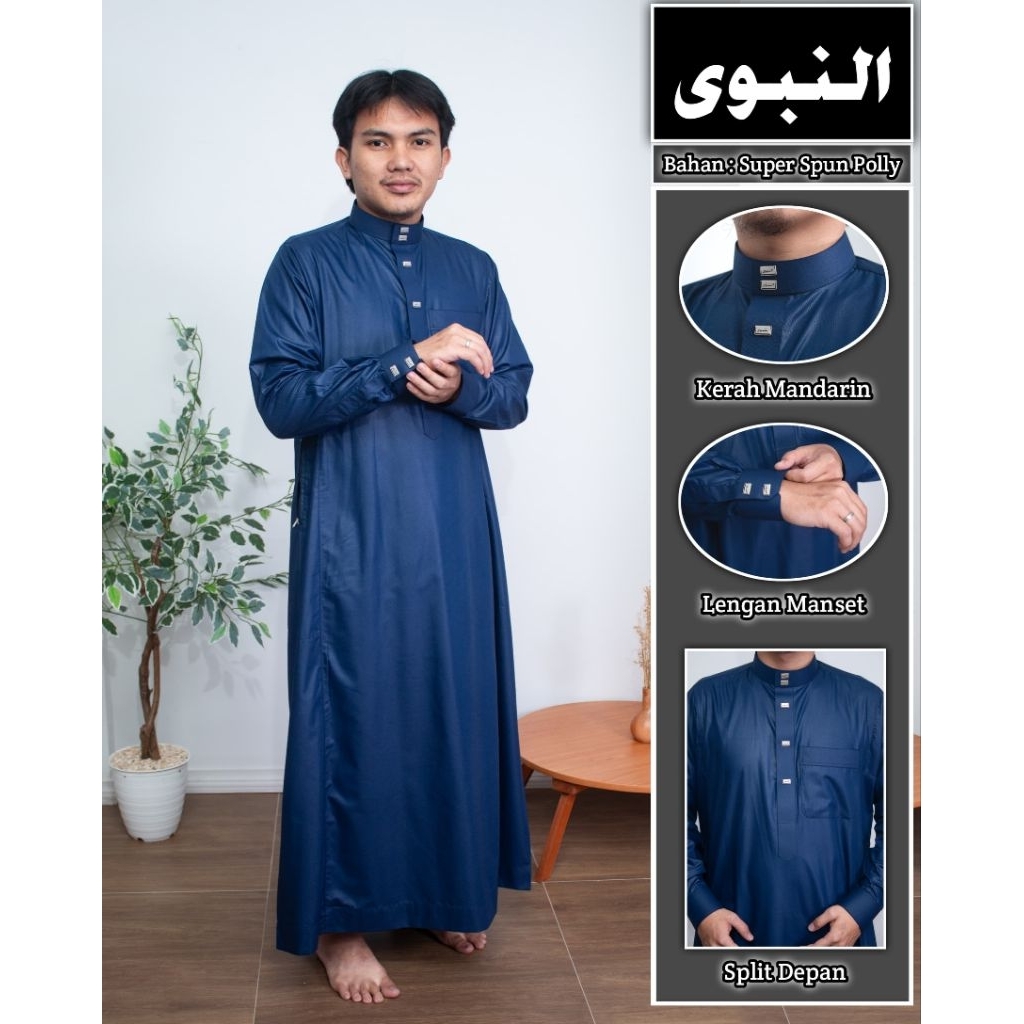 JUBAH ARAB JUBAH ANNABAWI GAMIS PRIA BAJU BUAT SHOLAT JUBAH BAHAN KATUN JUBAH ARAB MANSET JUBAH SPUN