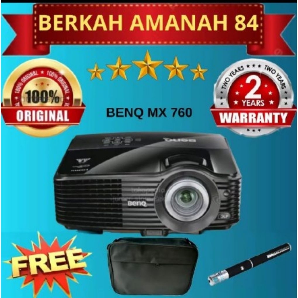 PROYEKTOR BENQ MX 760 XGA 3700 LUMENS HDMI