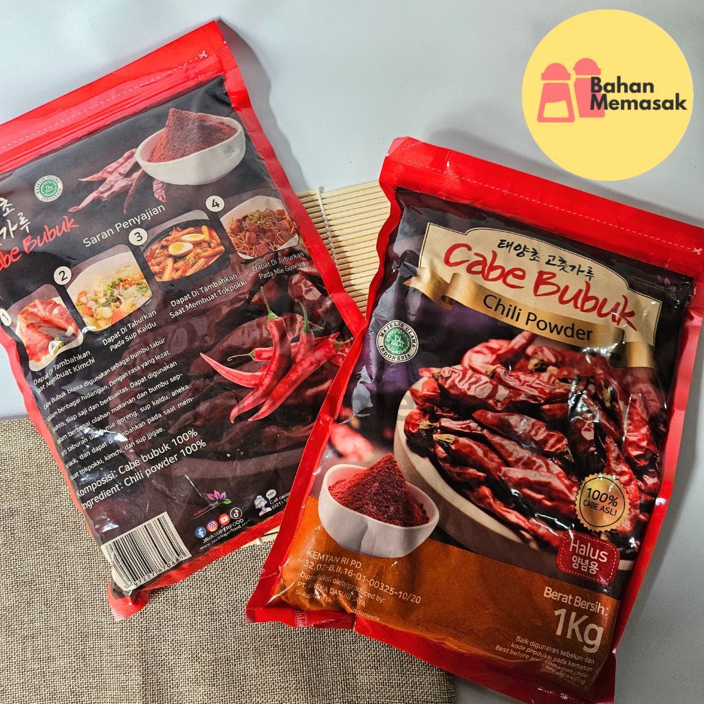 

Cabe Bubuk Halus Chilli Powder Powder 100% HALAL 1 Kg