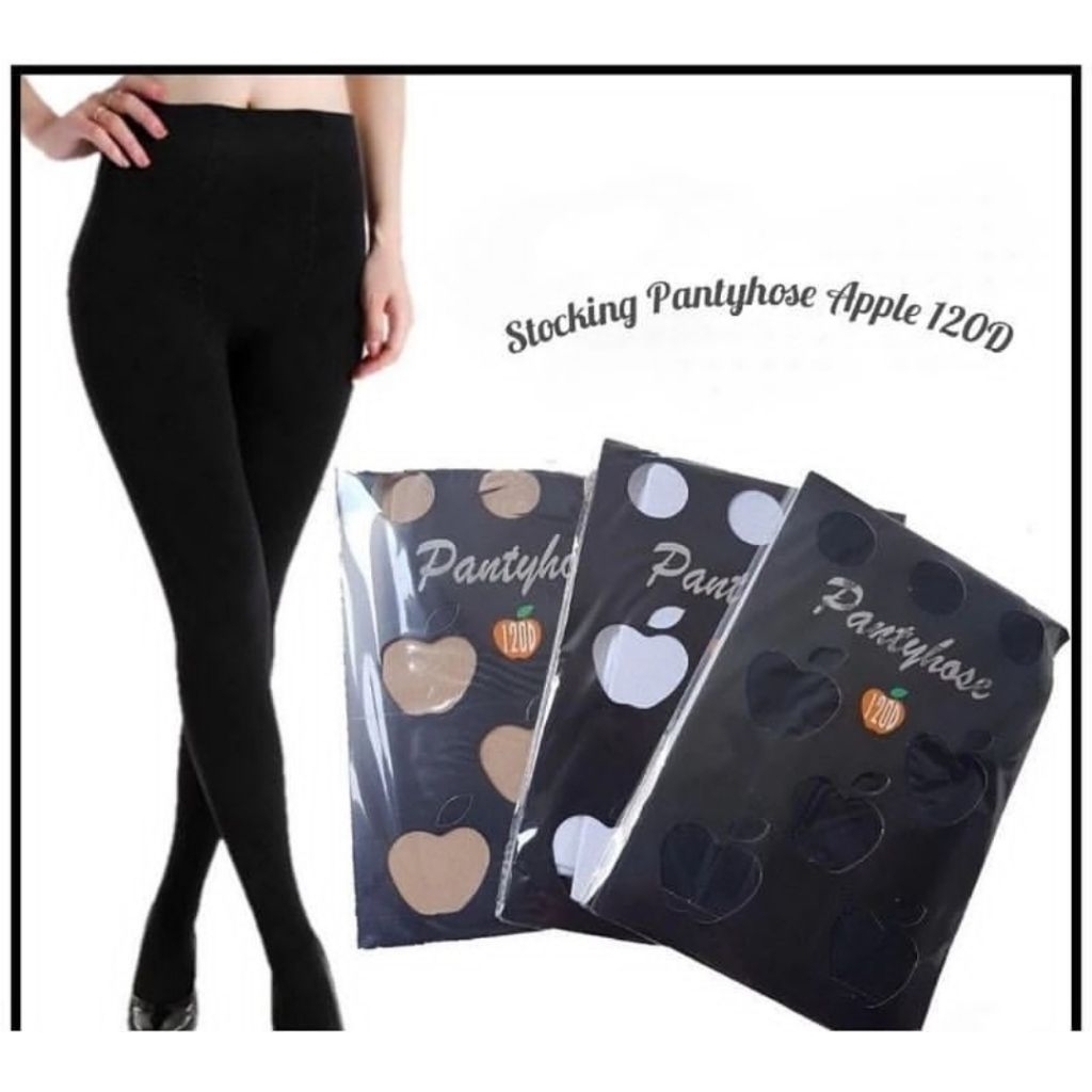 Stocking Pantyhose Apple 120 Danier / Stocking Cosplay Tebal / Stocking Pantyhose / Stocking Apple 1