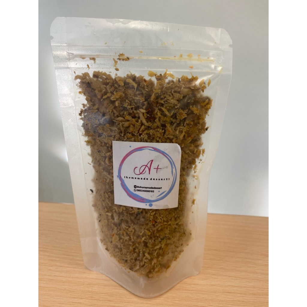 

Pampis/Abon Ikan Tuna Pedas Asli Manado Halal