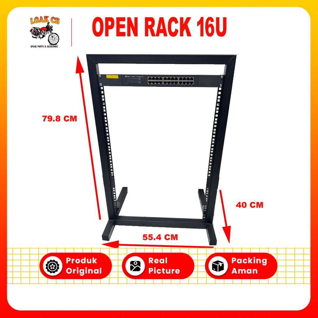 OPEN RACK SERVER  8U 10U 12U 15U 16U DEKSTOP RAK RACKMOUT HTB SWITCH ROUTER JARINGAN INTERNET WIFI