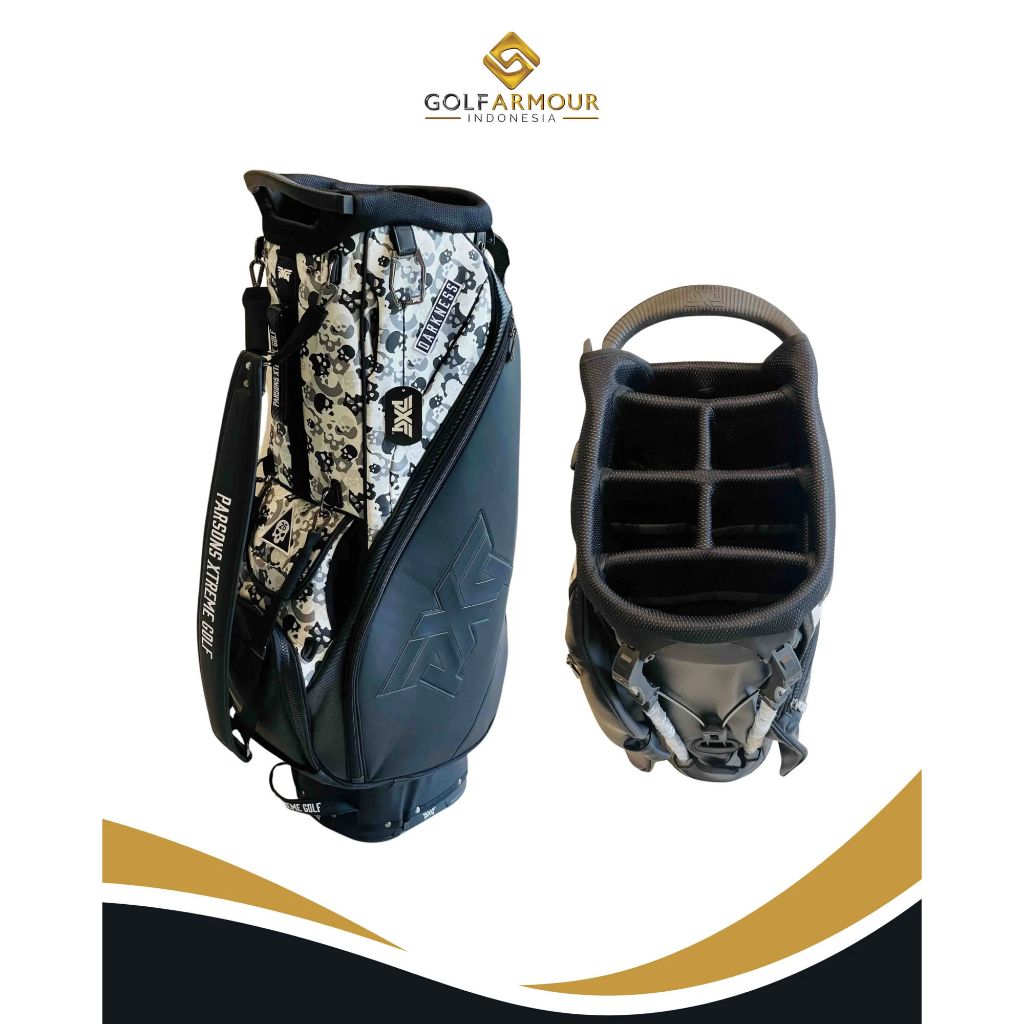 BAG PXG DARKNESS SKULL CAMO HYBRID STAND BAG | BAG GOLF