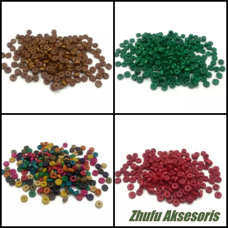 1 Pon Manik Kayu Pembatas 8mm