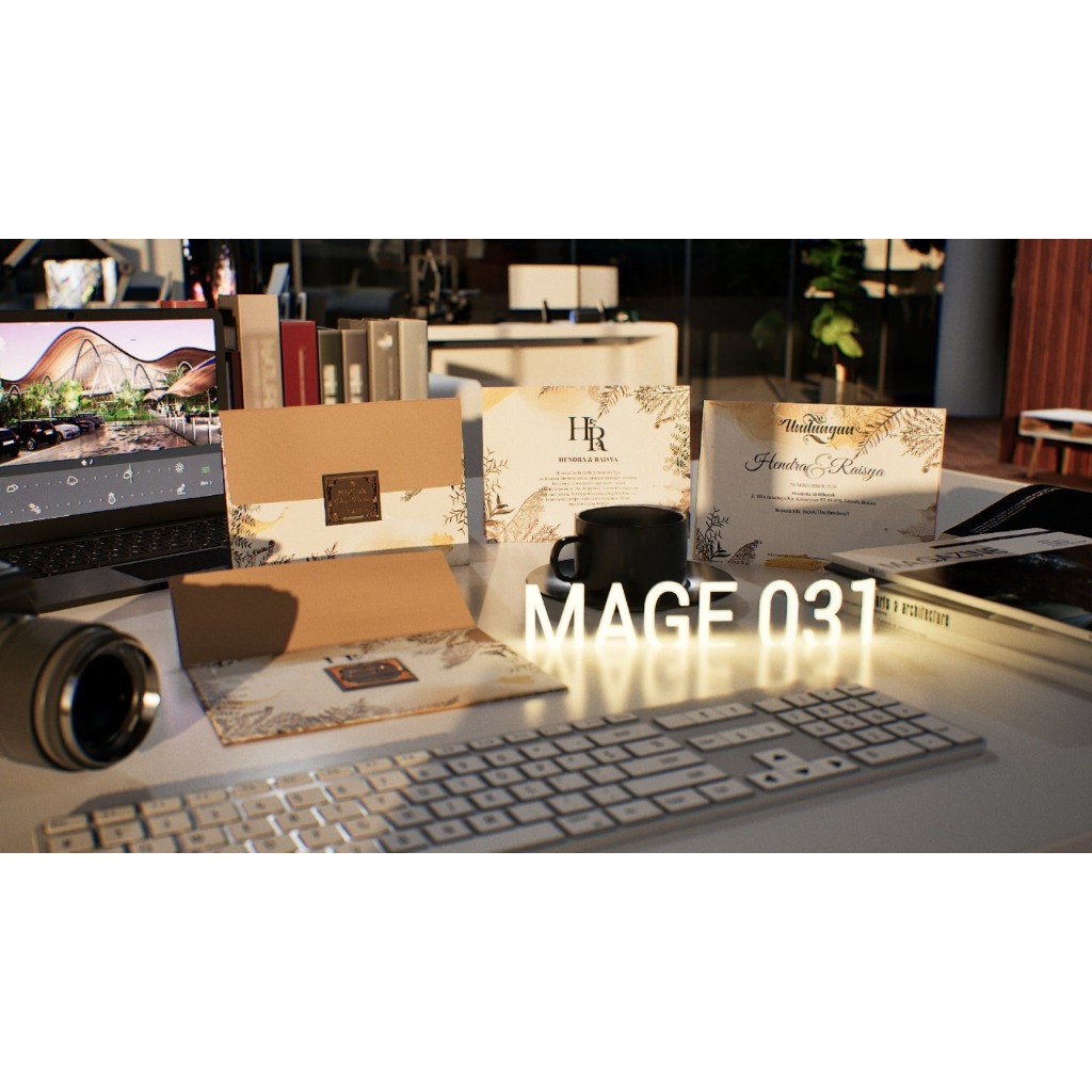 MAGE 31 (Amplop + Isi) Blangko Undangan | Undangan Murah