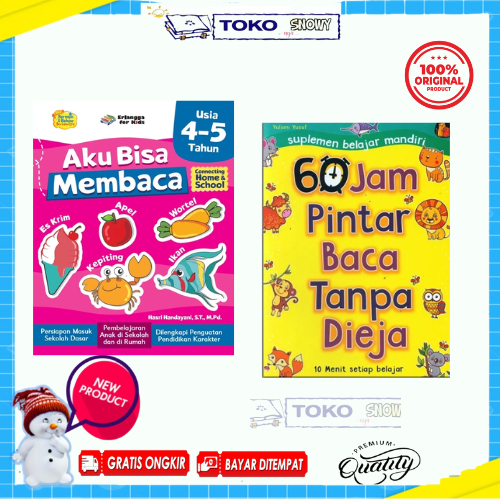 60 Jam Pintar Baca Tanpa Dieja 10 Menit Setiap Hari | AKU BISA MEMBACA 5-6TH