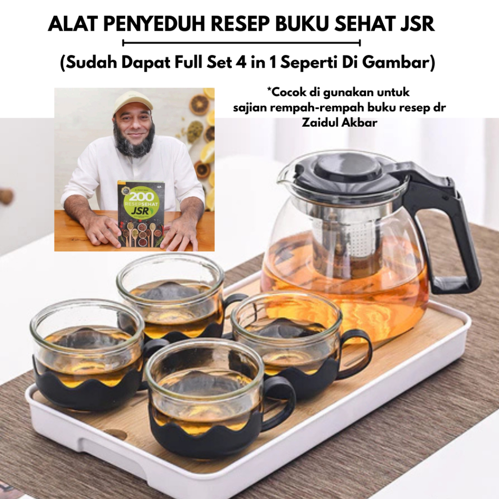 ALAT PENYEDUH RESEP BUKU SEHAT JSR / BUKU JSR ZAIDUL AKBAR ORIGINAL