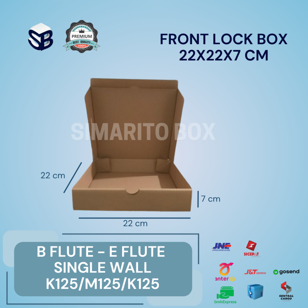 

Kardus Front Lock Coklat 20x20x7cm – Tebal & Kuat | Packing Barang / Hampers | Bisa Custom Cetak