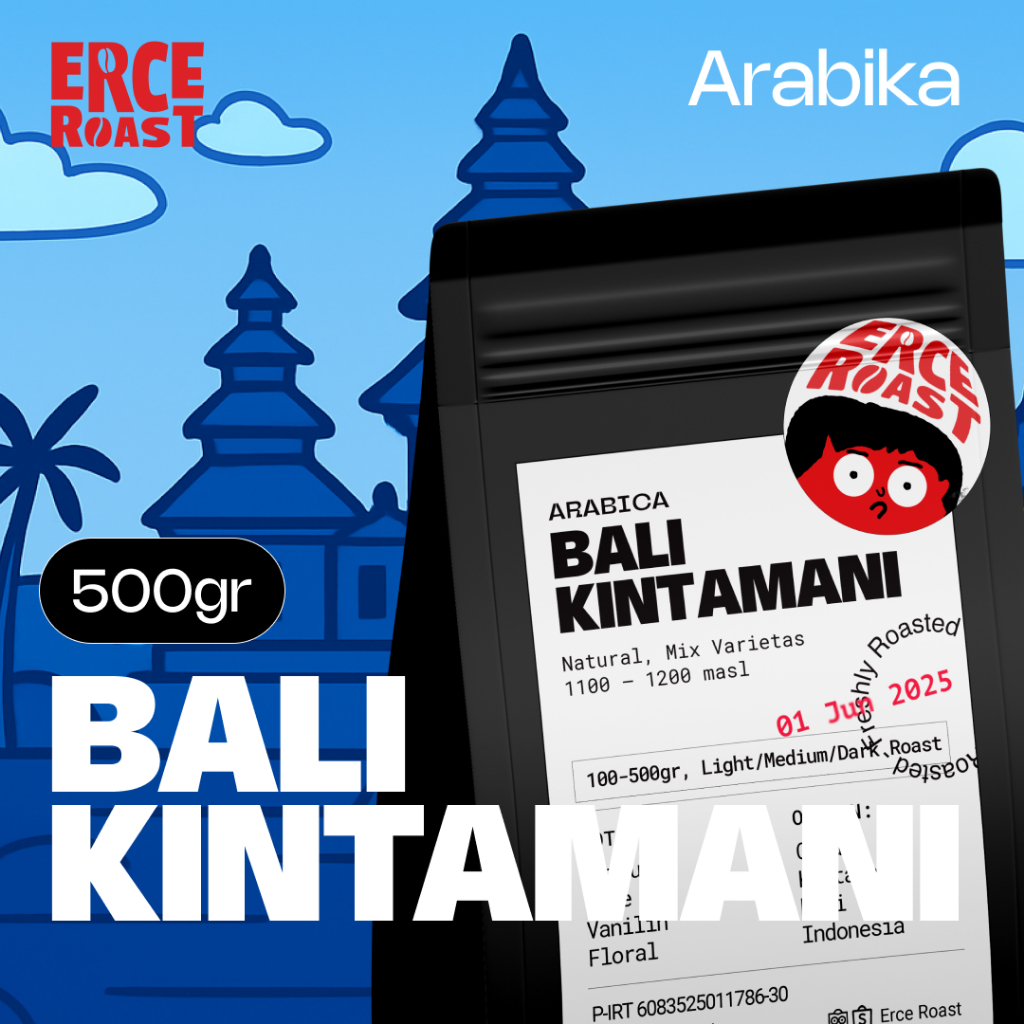 

Kopi Arabika Bali Kintamani Roast Beans 500 gram