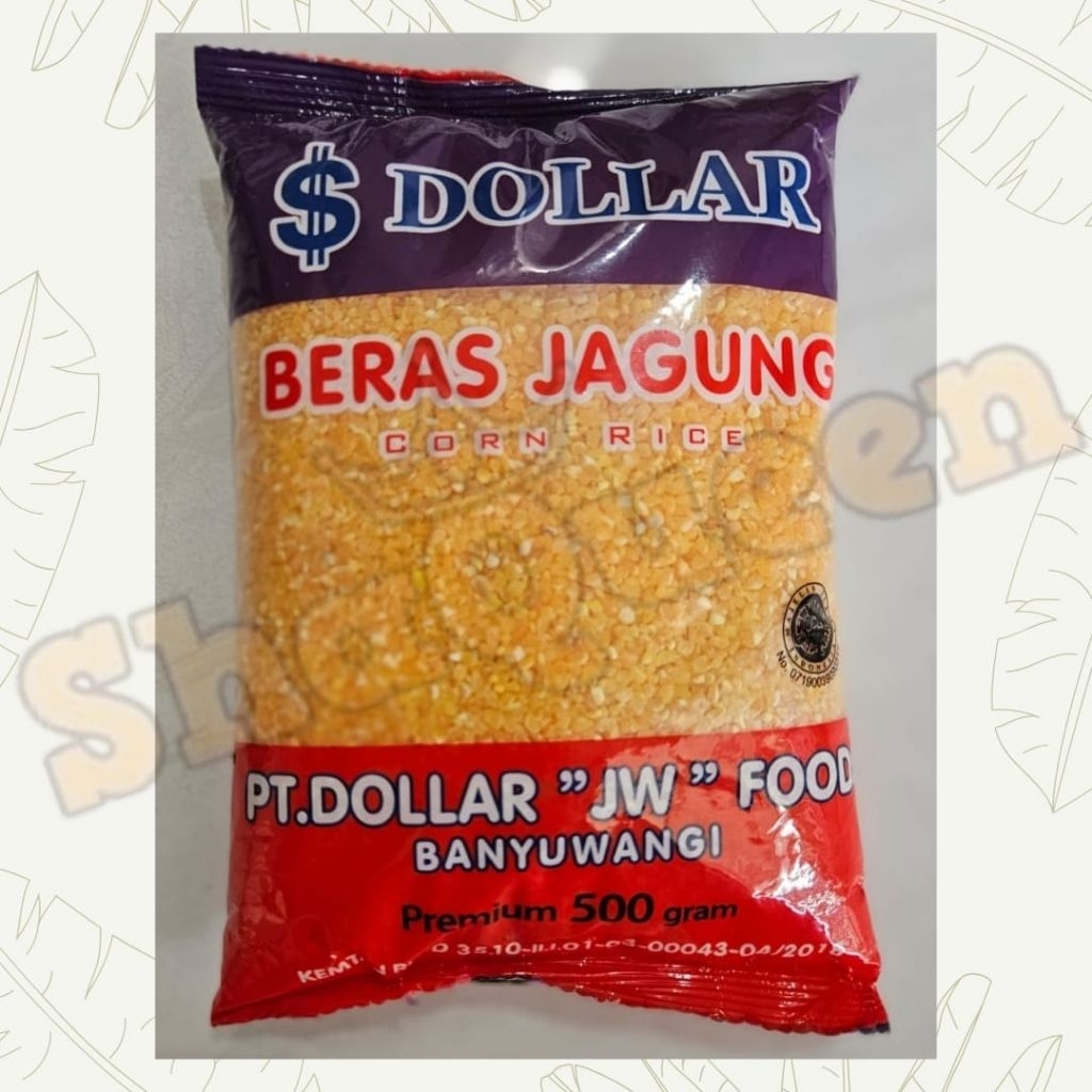

Beras Jagung Dollar / Corn Rice / Nasi Jagung Kuning 500 Gram