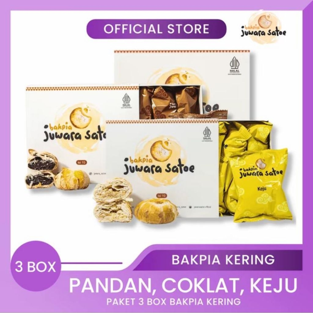 

BAKPIA KRISPY JUWARA SATOE OLEH OLEH KHAS JOGJA