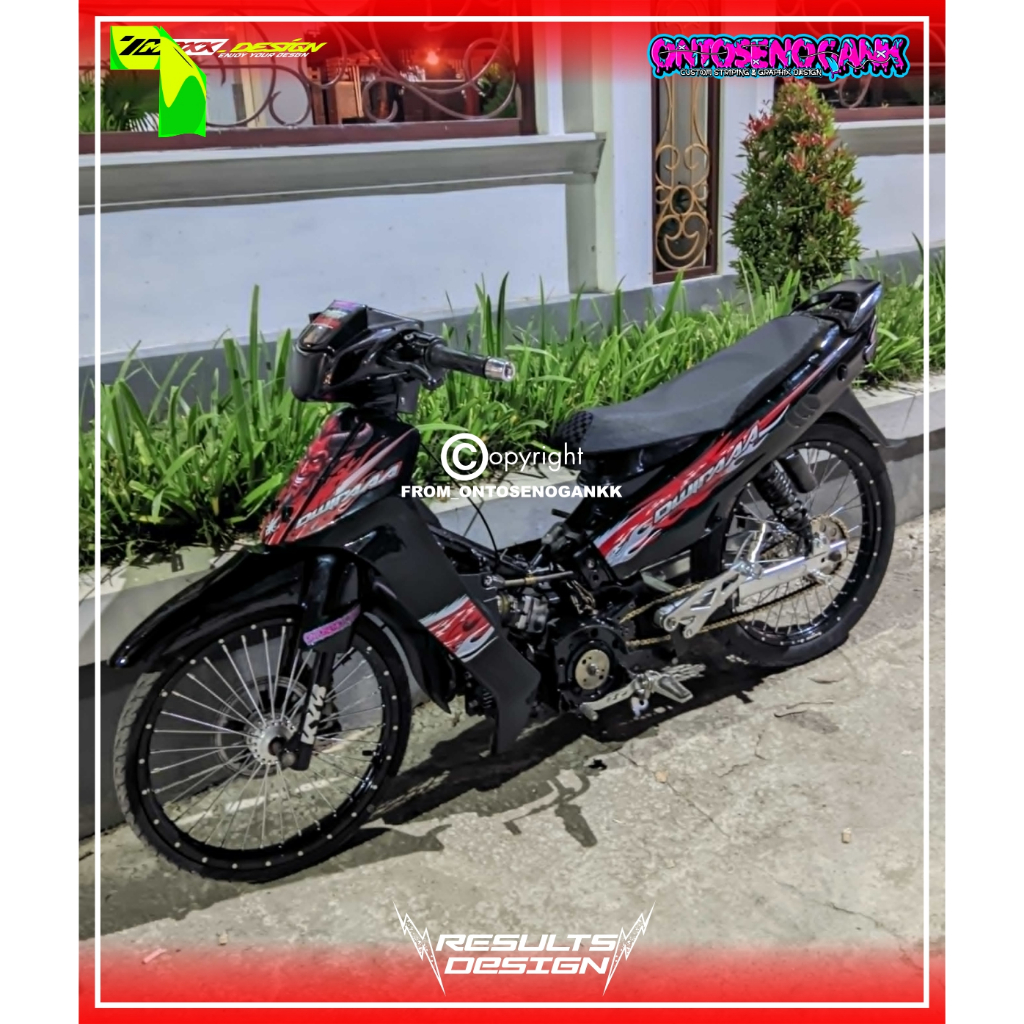 Striping Fizr Custom Fizr VARIASI Striping Fizr - Striping Fizr Full Clutch Fizr Sporty Striping F1z