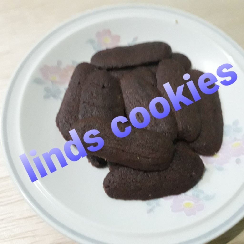 

kue kering cookies lidah kucing cokelat homemade - toples 500 gram