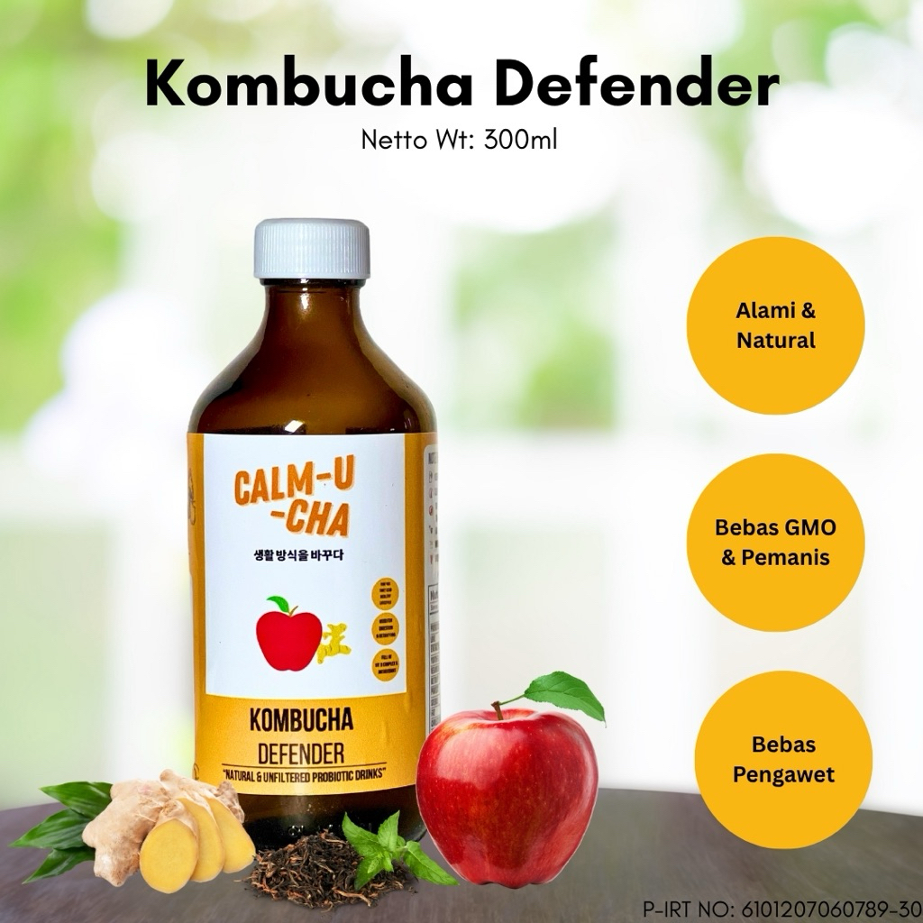 

Kombucha Calm U Cha Defender (Apple Ginger) 300ml