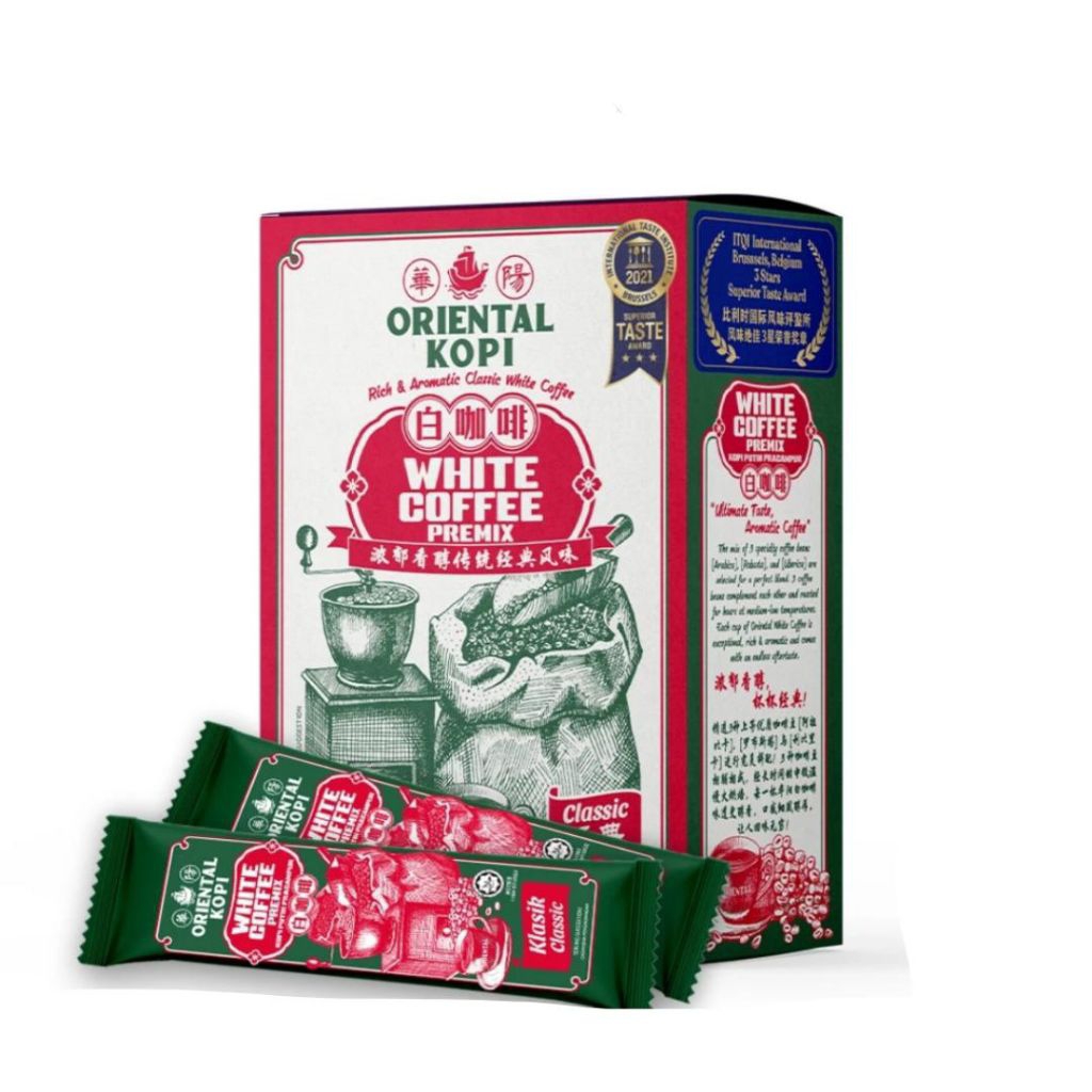 

ORIENTAL Classic White Coffee Malaysia (10 sachet)