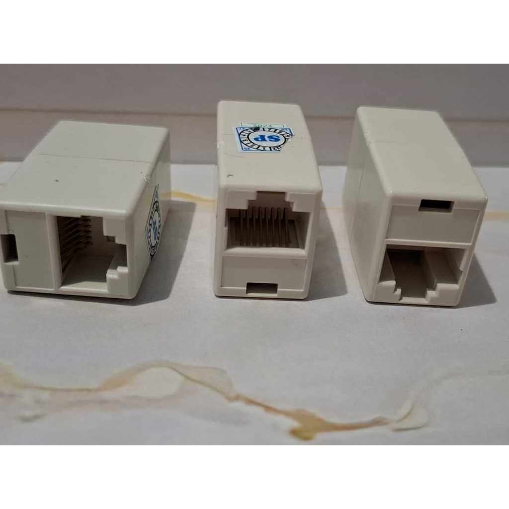 Barel 1 ke 1 / Sambungan RJ45 Barel UTP / Konektor RJ45 / Sambungan Kabel LAN / Sambungan LAN 1-1 / 