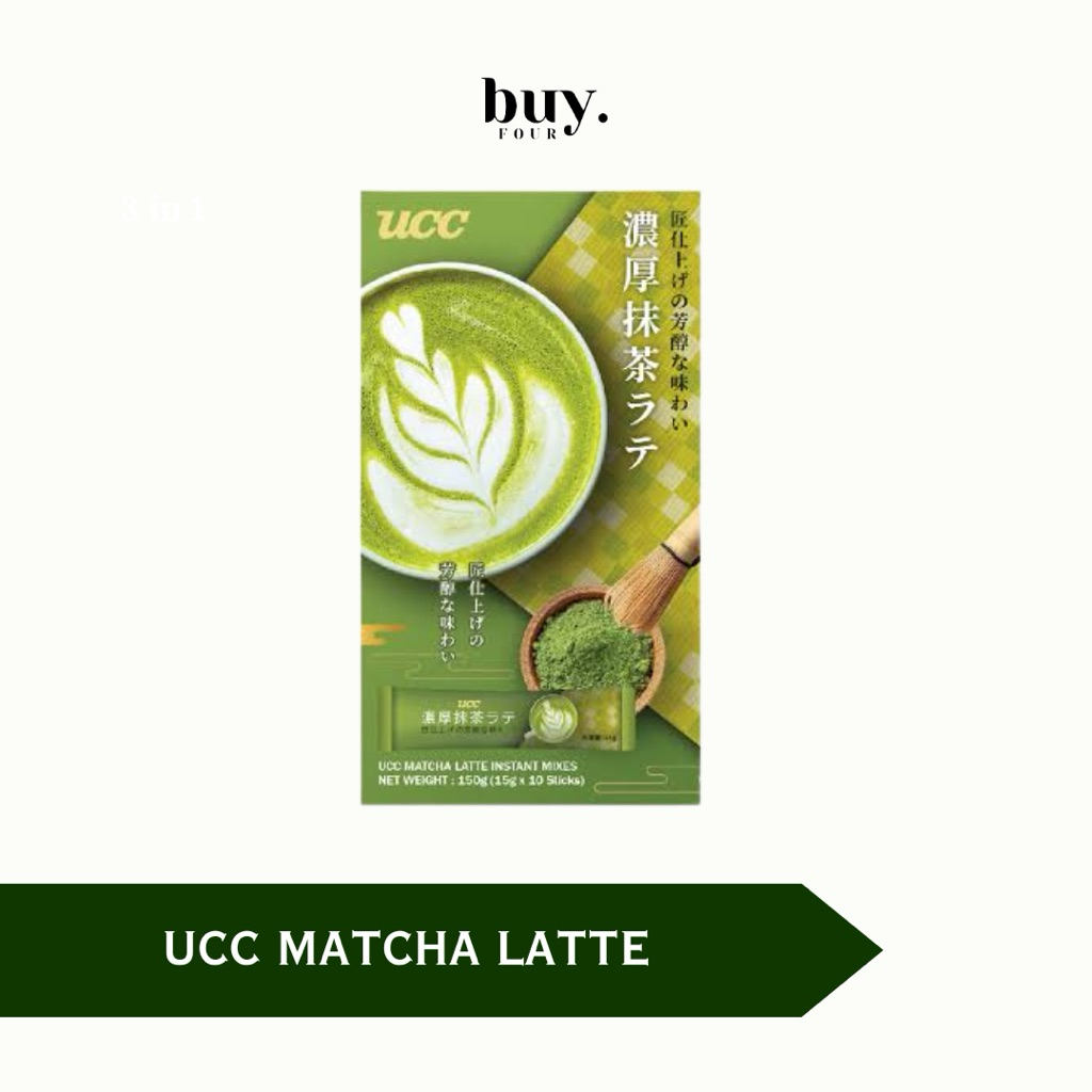 

UCC Matcha Latte Instant Mix Sachet - Matcha Jepang Enak