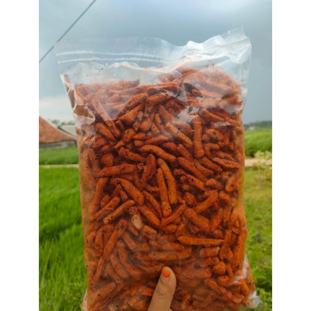 

basreng pedas daun jeruk 1kg