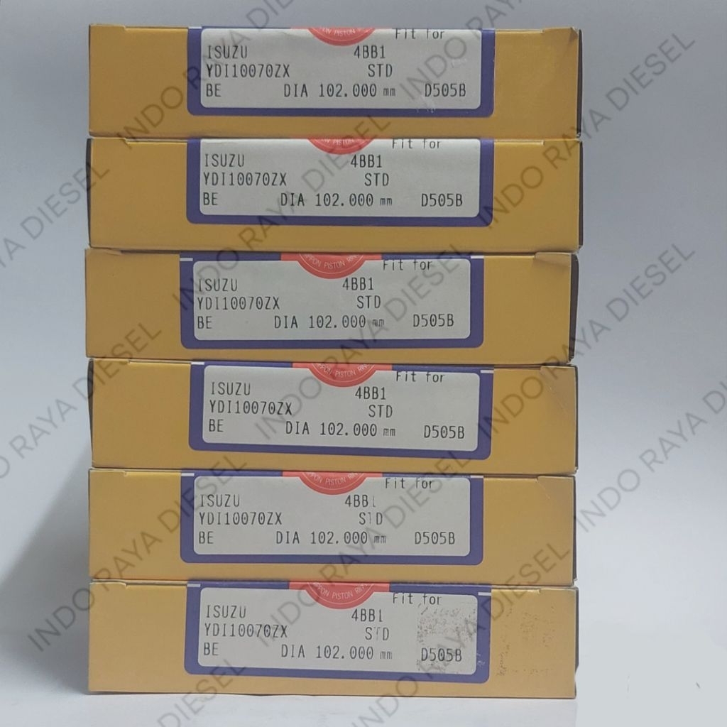 Ring Piston Isuzu 4BB1-4BD1  NPR Jepang
