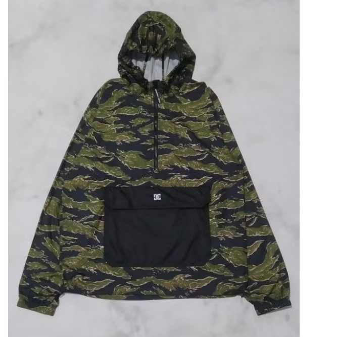 jaket sedgefield hooded anorak dc shoes original preloved