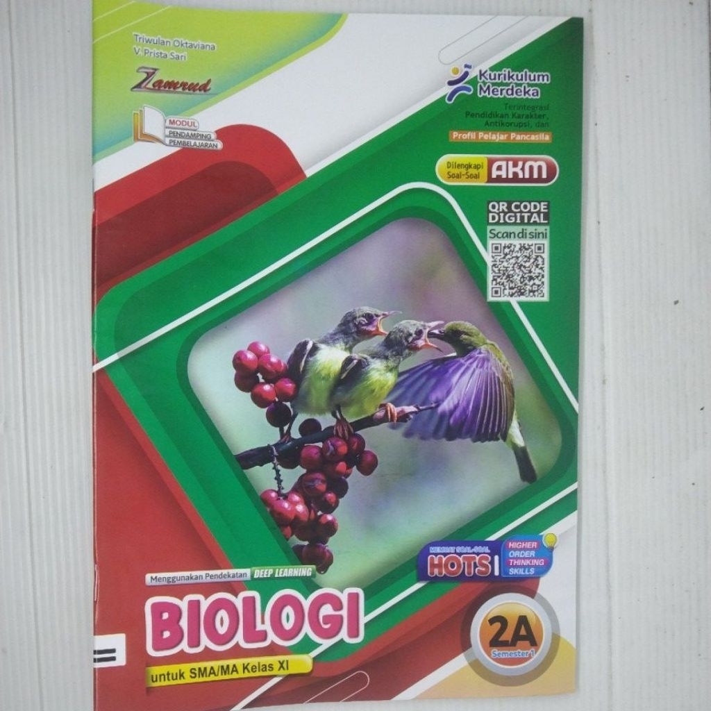 LKS SMA MA BIOLOGI KELAS 11 SEMESTER 1 KURIKULUM MERDEKA DEEP LEARNING