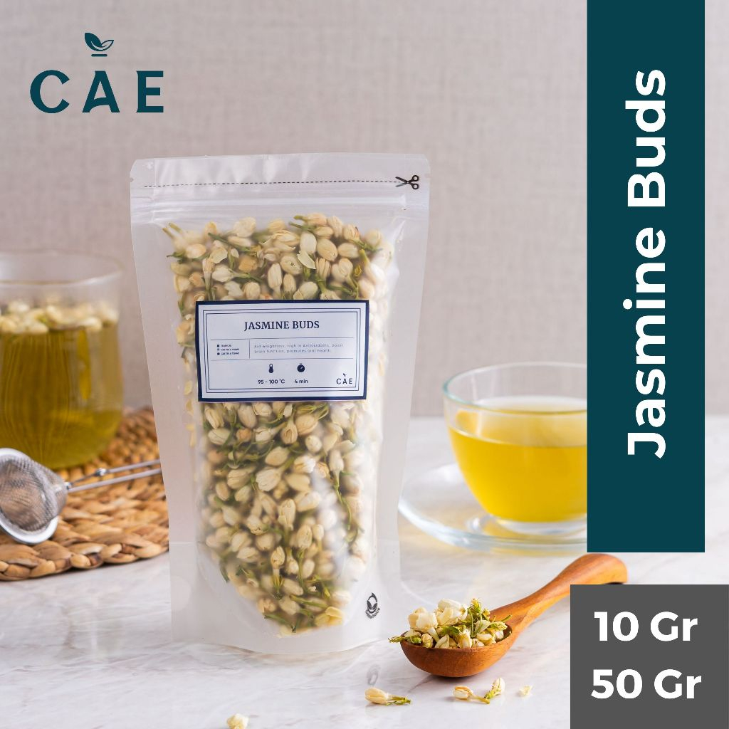 

Pure Dried Jasmine Buds Teh Bunga Melati Kering Flower Tisane 10 - 50gr