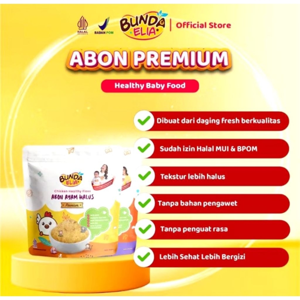 

BUMBU BUNDA ELIA ABON AYAM HALUS 45GR