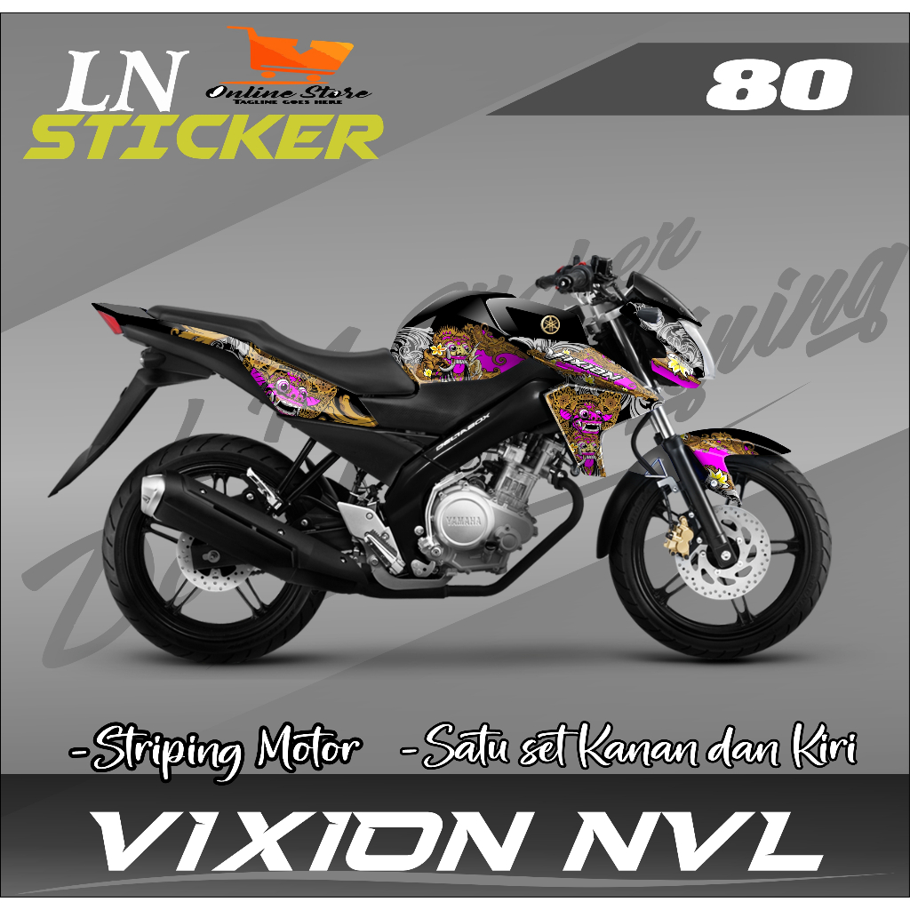 Decal Vixion New Full Body Decal Vixion NVL Full Body Stiker Vixion NVL Full Body Stiker Vixion New 