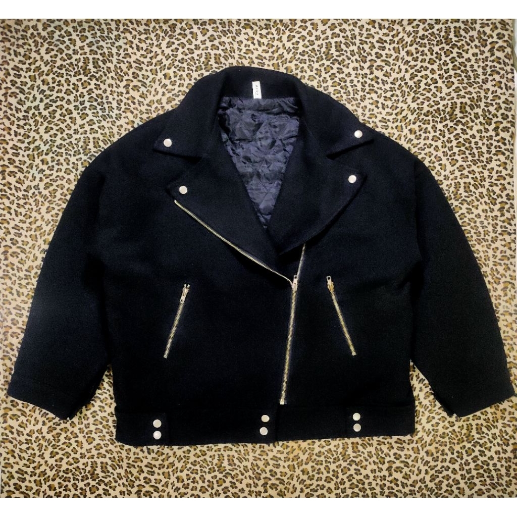 JACKET BOXY DOUBLE COLLAR RAMONES WOOL MISO