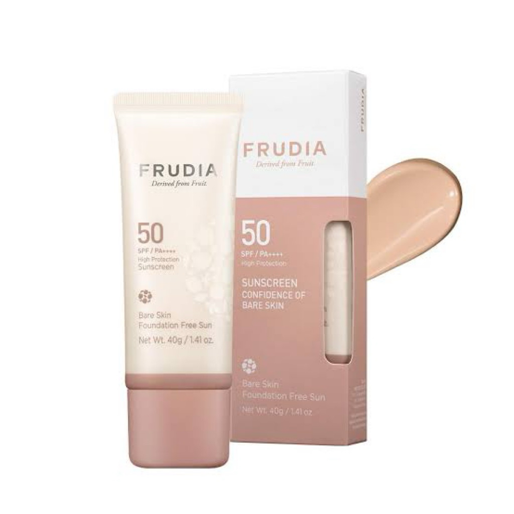 FRUDIA Bare Skin Foundation Free Sunscreen SPF50+ PA++++ 40g | FRUDIA