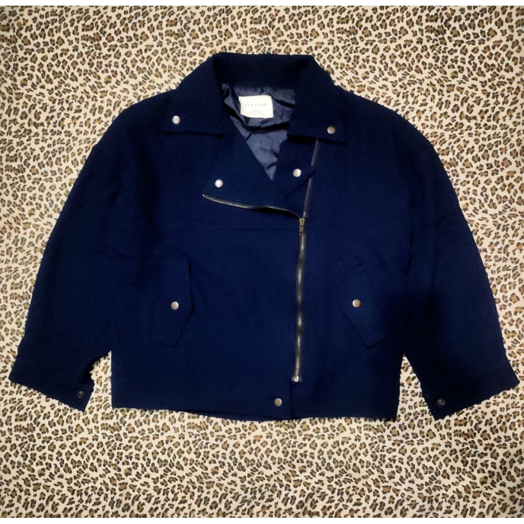 JACKET OUTERWEAR STYLISH DOUBLE COLLAR RAMONES