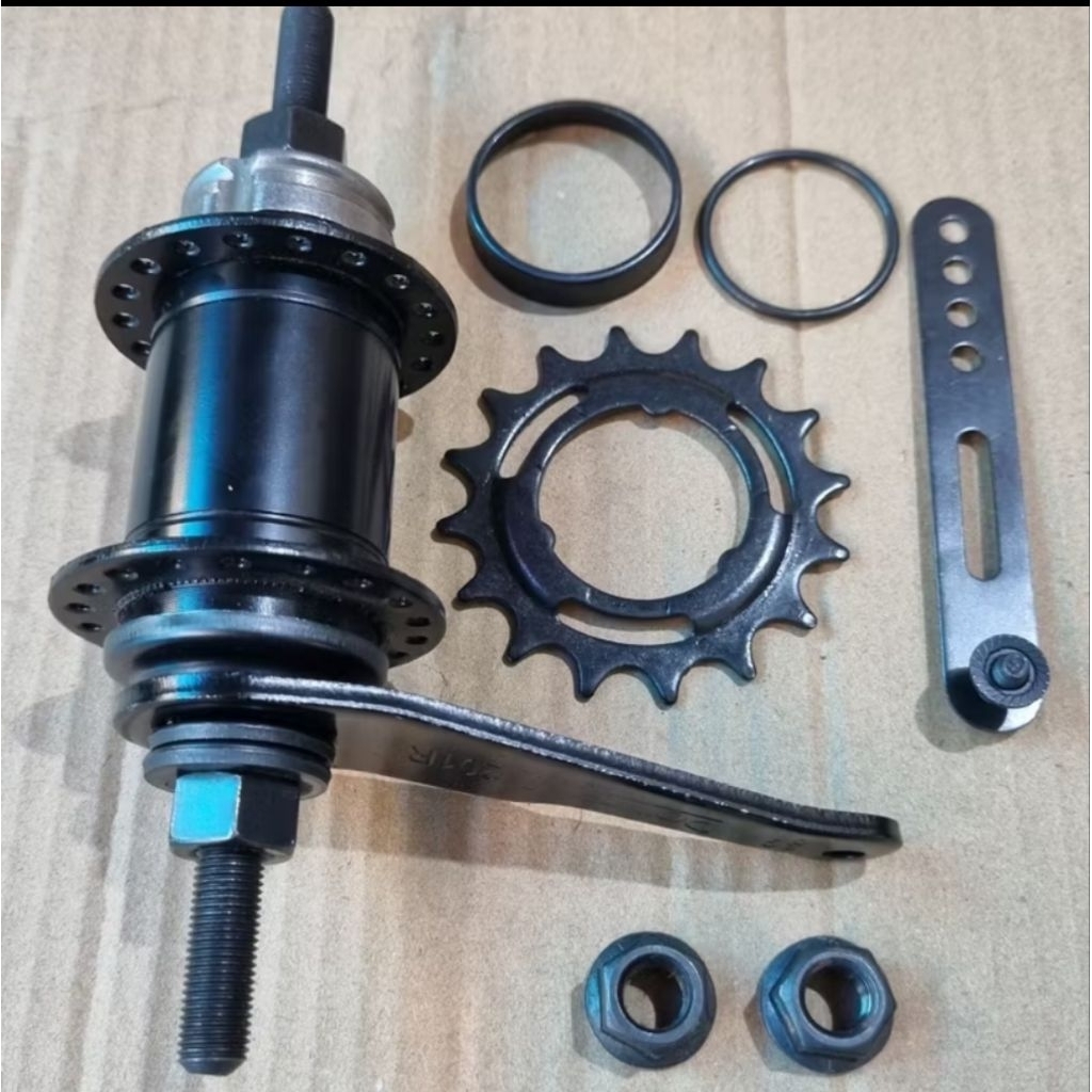 Hub Torpedo 32H Power Fixie Bmx hitam