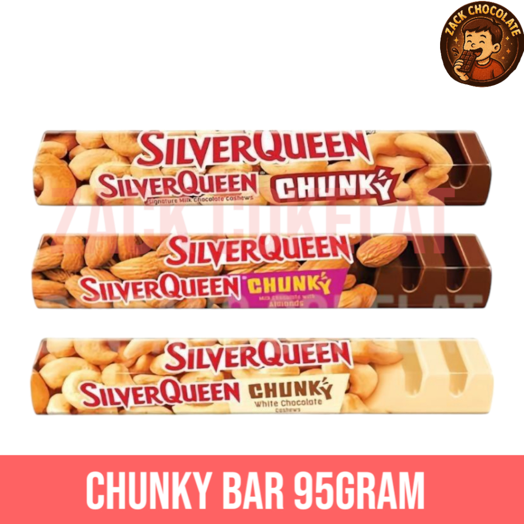 

Cokelat SilverQueen Chunky 85 Gram – Almond/Cashew