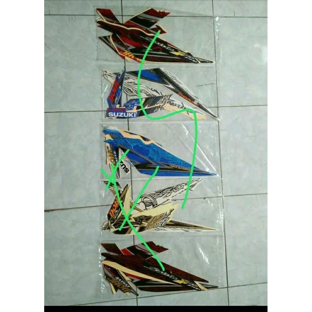 striping stiker satria Fu 2011