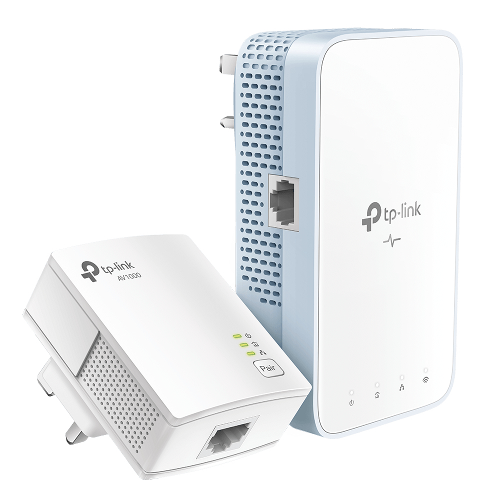 TP-Link TL-WPA7517 KIT AV1000 Gigabit Powerline ac Wi-Fi Kit dengan Standar HomePlug AV2 dan Teknolo
