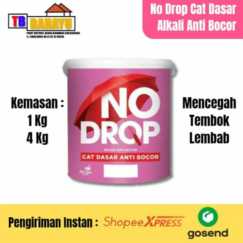 No Drop Cat Dasar Alkali Mencegah Tembok Lembab