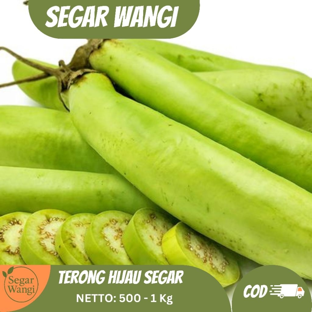 

Terong Hijau Segar - Terong Hijau 500 - 1 Kg - Siap Kirim!