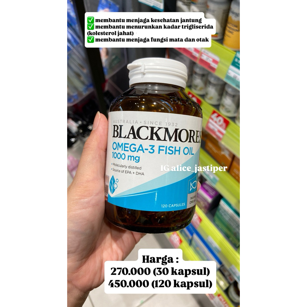 Blackmores OMEGA-3 FISH OIL