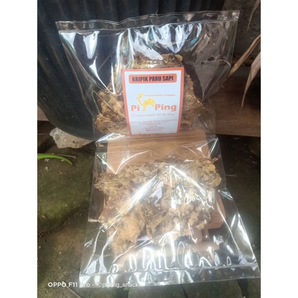 

Keripik Paru Super eceran murah ekonomis Homemade produk PIPINGSNACK kota semarang