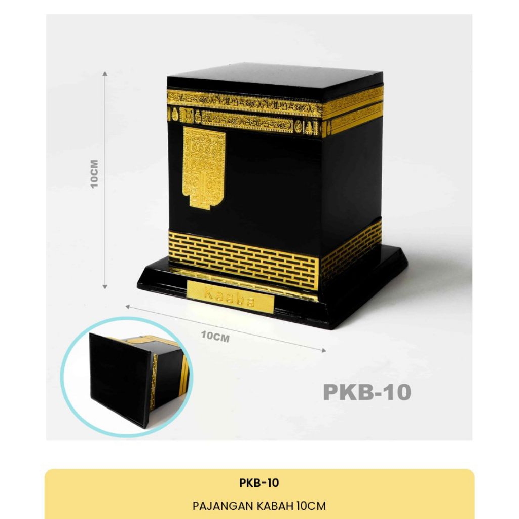 miniatur ka'bah/pajangan ka'bah/icon mekkah/replika ka'bah