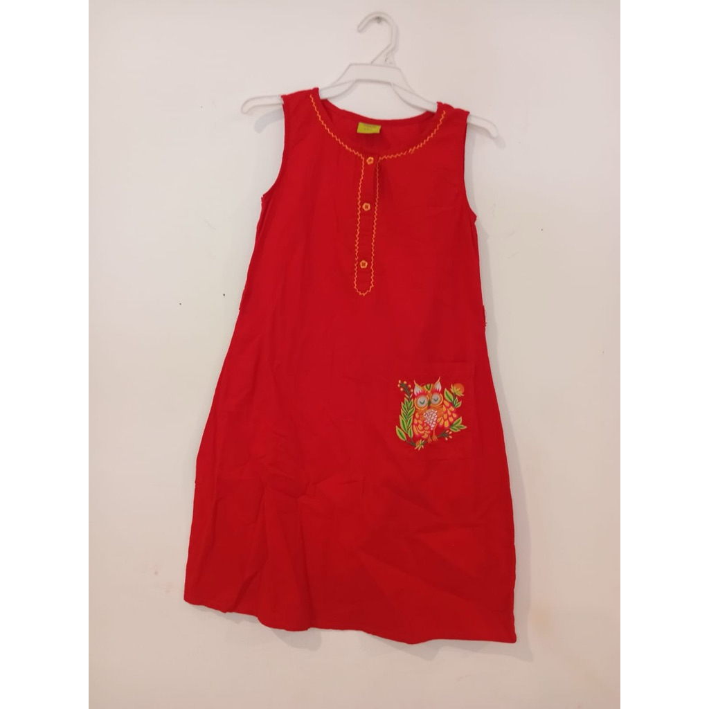 preloved atasan tunik / baju  India anak 9-10 tahun