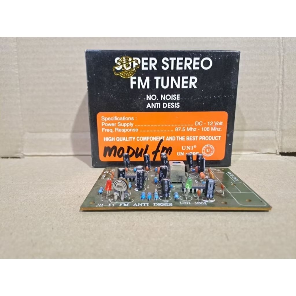 Kit FM Tuner Stereo / Tanpa Blok ( Tuner ) .
