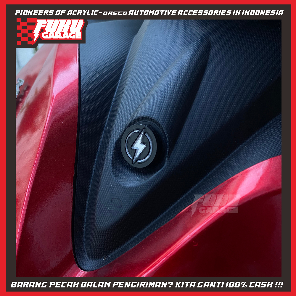 Emblem logo Yamaha aerox, emblem custom