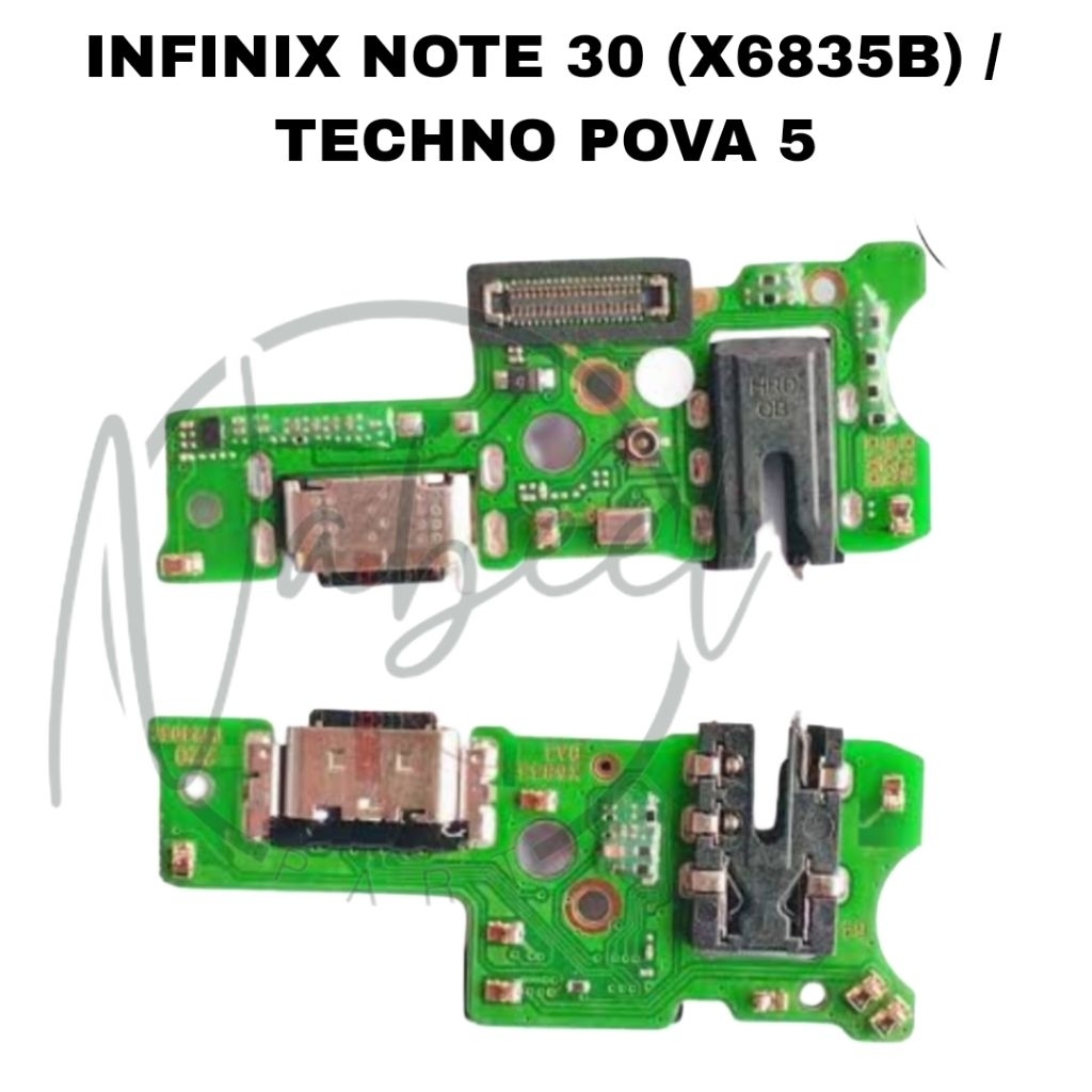 CONECTOR CAS / PCB CAS / PAPAN CAS HP INFINIX NOTE 30 (X6833B) / TECHNO POVA 5