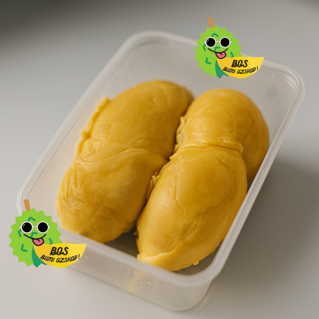 

Durian Montong kupas 1/2kg Premium Sulawesi