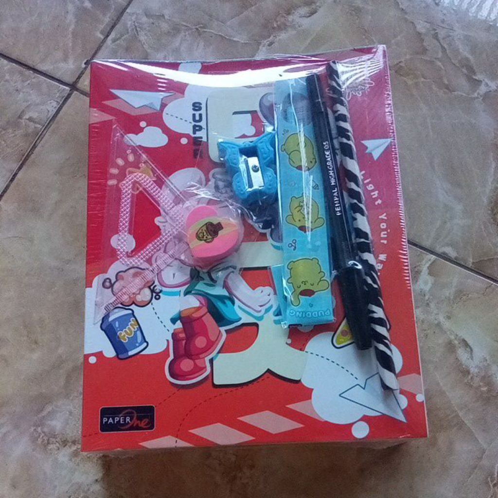 

buku tulis free alat tulis perpack isi 10 pcs 38 lembar