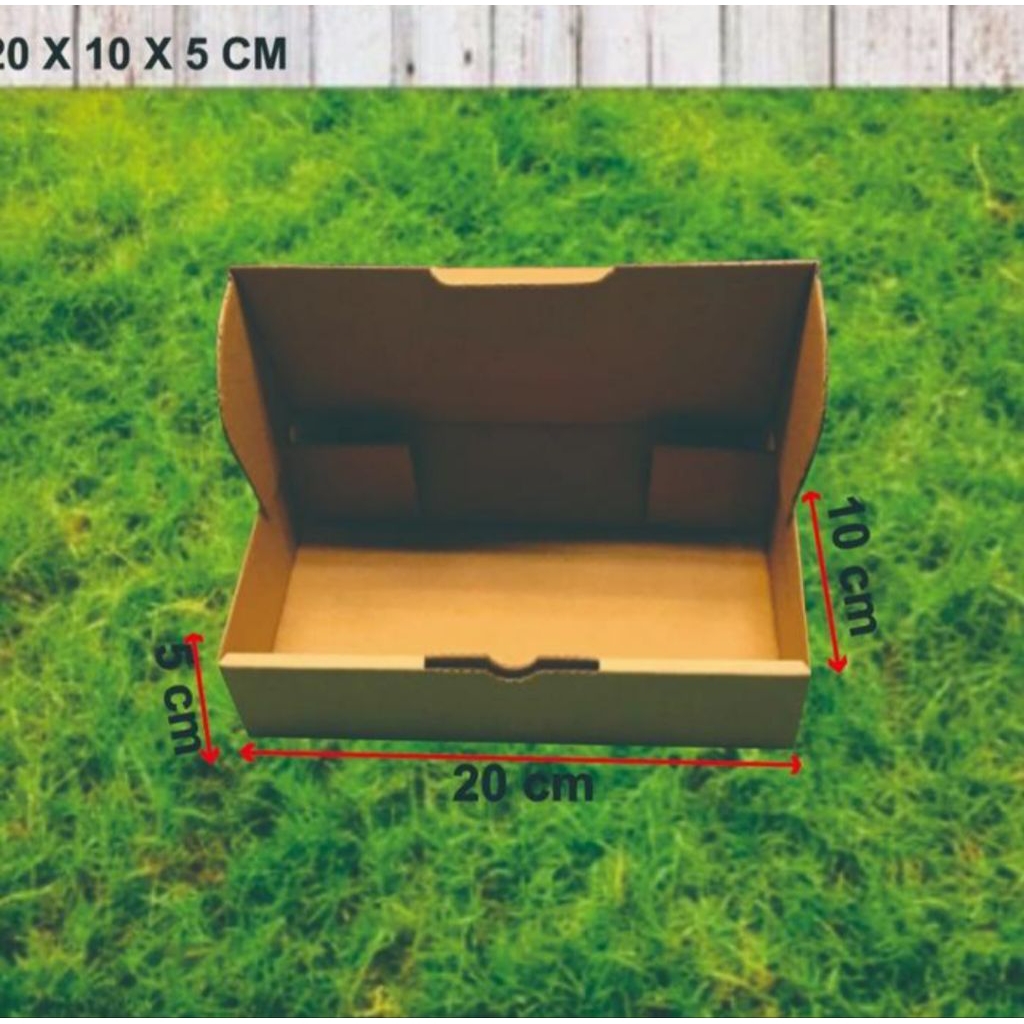 

kardus karton box murah ukuran : 20x10x5cm model box Pizza, baru polos